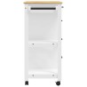 Chariot de cuisine MONZA 84x40x88,5 cm bois massif de pin 562562562562