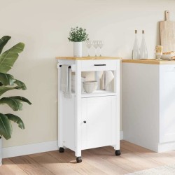 Chariot de cuisine MONZA 48x40x88,5 cm bois massif de pin 562563562563