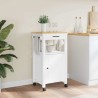 Chariot de cuisine MONZA 48x40x88,5 cm bois massif de pin 562563562563