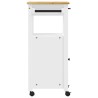 Chariot de cuisine MONZA 48x40x88,5 cm bois massif de pin 562563562563