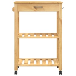 Chariot de cuisine MONZA 60x40x88,5 cm bois massif de pin 562564562564