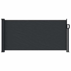 Auvent latéral rétractable noir 100x500 cm 562566562566