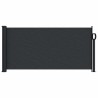 Auvent latéral rétractable noir 100x500 cm 562566562566