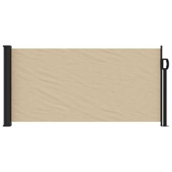 Auvent latéral rétractable beige 100x500 cm 562567562567