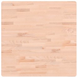 Dessus de table 70x70x1,5 cm carré bois massif de hêtre 562568562568
