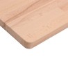 Dessus de table 70x70x1,5 cm carré bois massif de hêtre 562568562568