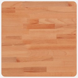Dessus de table 40x40x1,5 cm carré bois massif de hêtre 562570562570