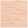 Dessus de table 70x70x2,5 cm carré bois massif de hêtre 562573562573
