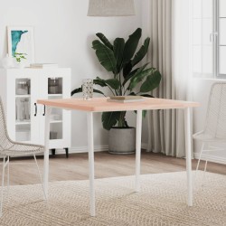 Dessus de table 80x80x2,5 cm carré bois massif de hêtre 562592562592