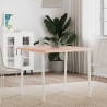 Dessus de table 80x80x2,5 cm carré bois massif de hêtre 562592562592