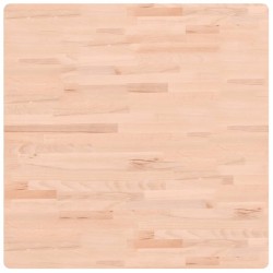 Dessus de table 80x80x2,5 cm carré bois massif de hêtre 562592562592