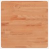Dessus de table 50x50x4 cm carré bois massif de hêtre 562596562596