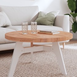Dessus de table Ø80x4 cm rond bois massif de hêtre 562604562604