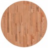 Dessus de table Ø80x4 cm rond bois massif de hêtre 562604562604