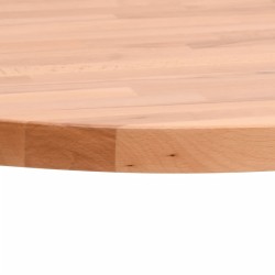 Dessus de table Ø80x4 cm rond bois massif de hêtre 562604562604