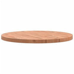 Dessus de table Ø80x4 cm rond bois massif de hêtre 562604562604