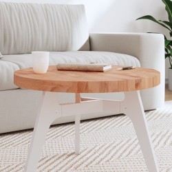 Dessus de table Ø60x4 cm rond bois massif de hêtre 562605562605