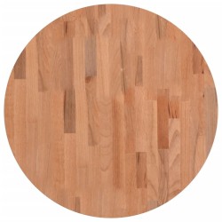 Dessus de table Ø60x4 cm rond bois massif de hêtre 562605562605