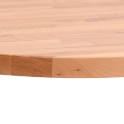Dessus de table Ø60x4 cm rond bois massif de hêtre 562605562605