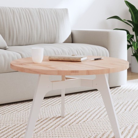 Dessus de table Ø70x2,5 cm rond bois massif de hêtre 562606562606