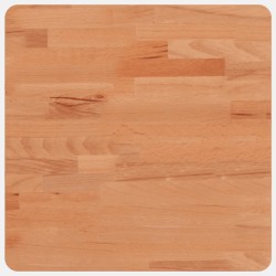 Dessus de table 40x40x2,5 cm carré bois massif de hêtre 562607562607