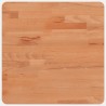 Dessus de table 40x40x2,5 cm carré bois massif de hêtre 562607562607