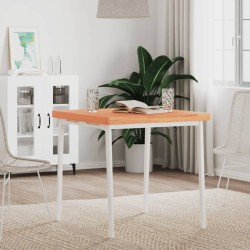 Dessus de table 70x70x4 cm carré bois massif de hêtre 562608562608