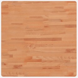 Dessus de table 70x70x4 cm carré bois massif de hêtre 562608562608