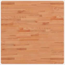 Dessus de table 80x80x1,5 cm carré bois massif de hêtre 562612562612