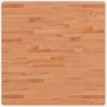 Dessus de table 80x80x1,5 cm carré bois massif de hêtre 562612562612