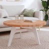 Dessus de table Ø90x4 cm rond bois massif de hêtre 562616562616