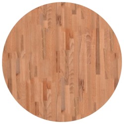 Dessus de table Ø90x4 cm rond bois massif de hêtre 562616562616