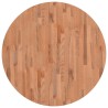 Dessus de table Ø90x4 cm rond bois massif de hêtre 562616562616