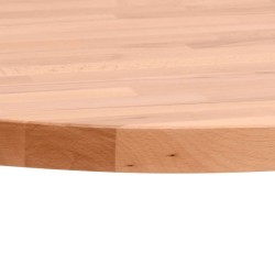 Dessus de table Ø90x4 cm rond bois massif de hêtre 562616562616