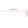 Dessus de table Ø90x4 cm rond bois massif de hêtre 562616562616