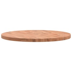 Dessus de table Ø90x4 cm rond bois massif de hêtre 562616562616