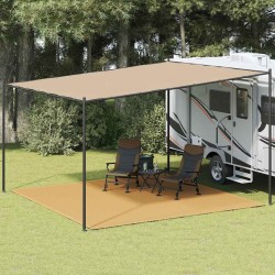 Tapis de tente sable 400x400 cm PEHD 562637562637
