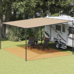 Tapis de tente sable 400x500 cm PEHD 562649562649