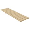 Coussin de chaise longue beige mélangé 200x70x4 cm tissu 562652562652