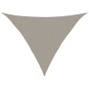 Voile d'ombrage 160 g/m² triangulaire 3,5x3,5x4,9 m PEHD 562655562655