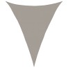 Voile d'ombrage 160 g/m² triangulaire gris clair 4x5x5 m PEHD 562678562678