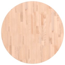 Dessus de table Ø80x2,5 cm rond bois massif de hêtre 562680562680