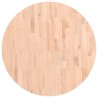 Dessus de table Ø80x2,5 cm rond bois massif de hêtre 562680562680