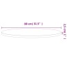 Dessus de table Ø80x2,5 cm rond bois massif de hêtre 562680562680