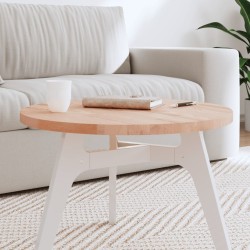 Dessus de table Ø60x2,5 cm rond bois massif de hêtre 562681562681