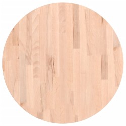 Dessus de table Ø60x2,5 cm rond bois massif de hêtre 562681562681