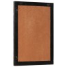 Miroir de bain noir 50x70x2,5 cm bois manguier massif et verre 562685562685