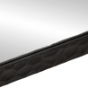 Miroir de bain noir 50x70x2,5 cm bois manguier massif et verre 562685562685