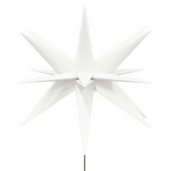Lumière de Noël avec piquet LED pliable blanc 57 cm 562691562691