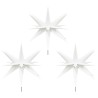 Lumières de Noël avec piquets 3 pcs LED pliable blanc 35 cm 562693562693